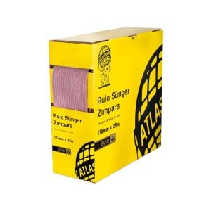 Atlas Gold Rulo Sünger Zımpara 400 Kum - 25 Mt