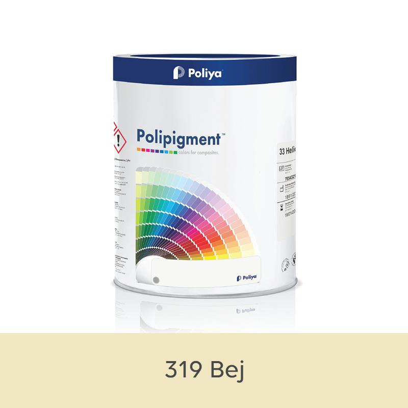 Poliya Polipigment Renk Pastaları 1 Kg 319 Bej