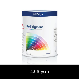 Poliya Polipigment Renk Pastaları 1 Kg 43 Siyah
