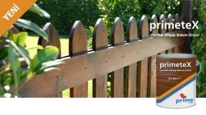 Primetex Solvent Bazlı Yarı Şeffaf Vernikli Ahşap Koruyucu 2,5 LT