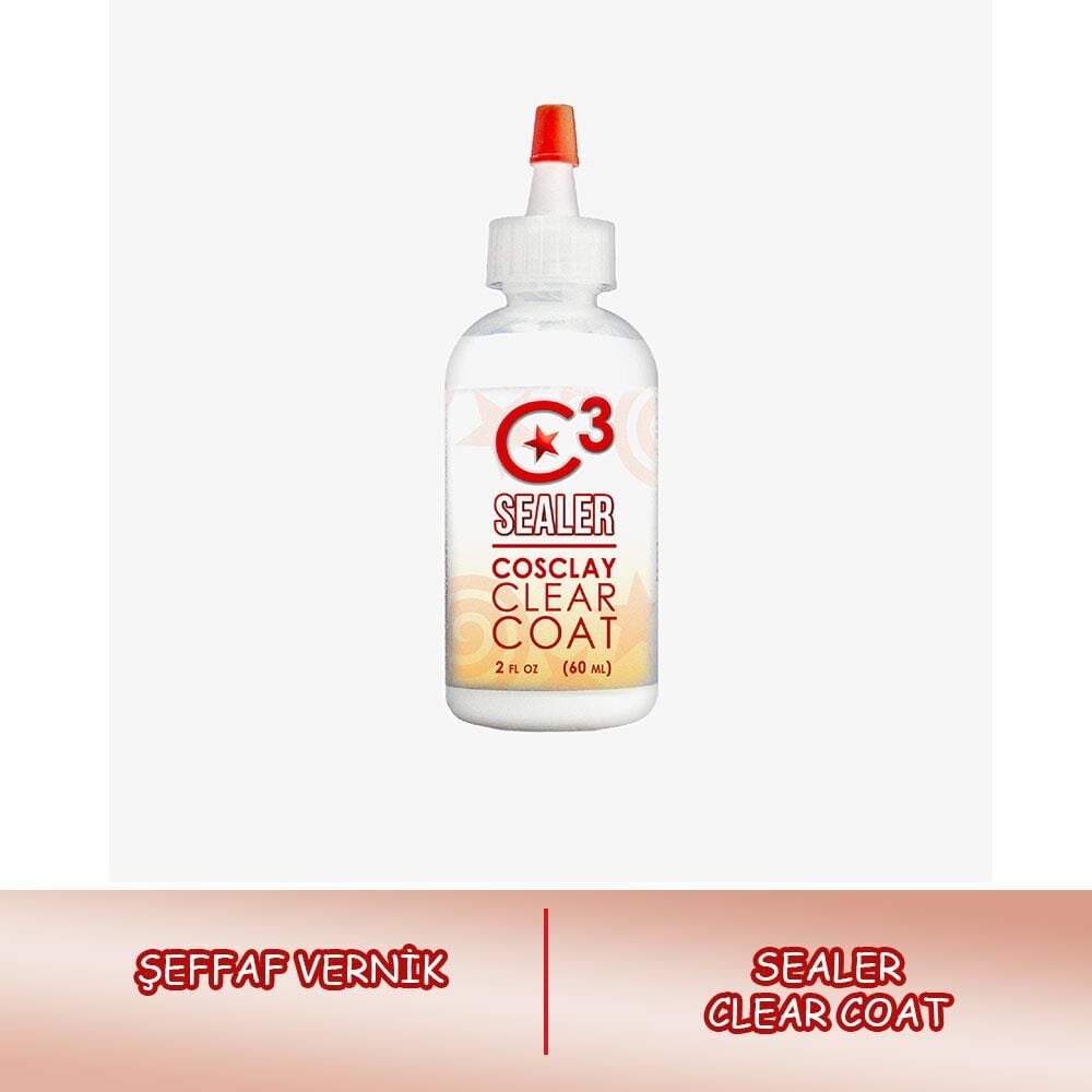 Cosclay Şeffaf Koruyucu Vernik – C3 Sealer