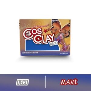 Cosclay DECO Mavi Polimer Kil – Esnek ve Dayanıklı
