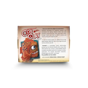 Cosclay DECO Kırmızı Polimer Kil – Esnek ve Dayanıklı