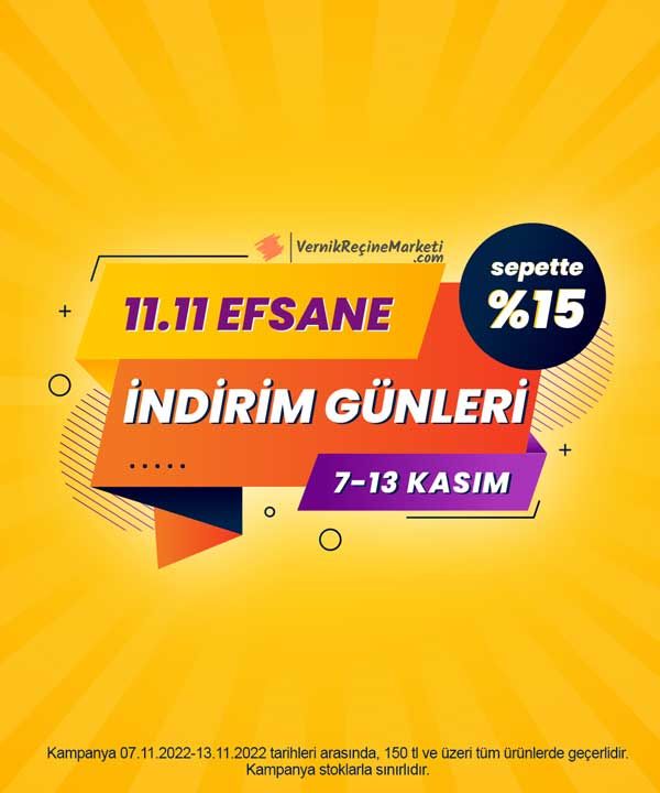 11.11 Efsane İndirim Günleri !