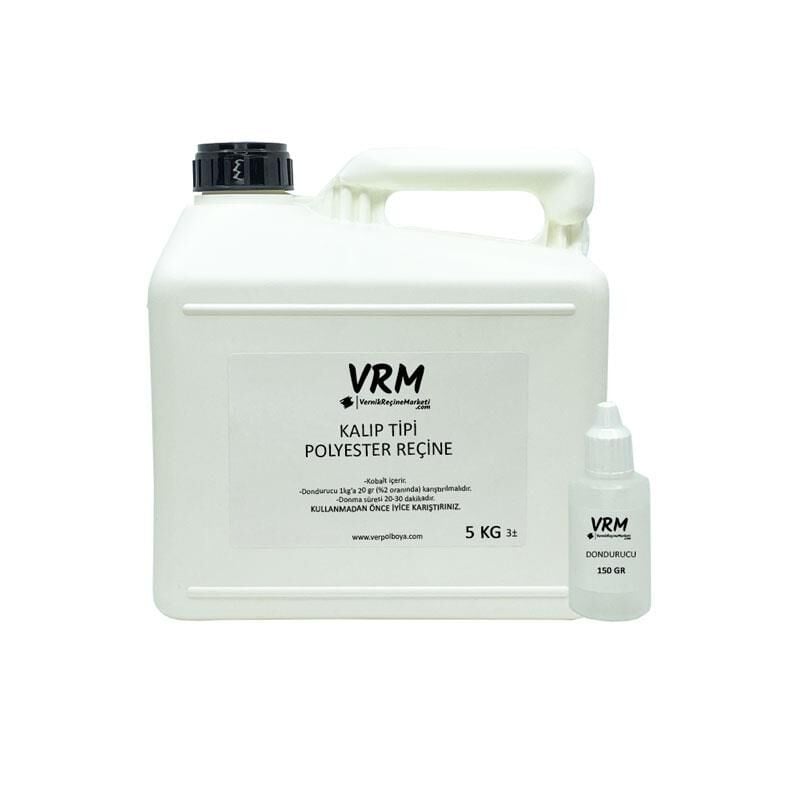 Kalıp Yapım Polyester Reçinesi - Sıfır  Çekme 5 KG