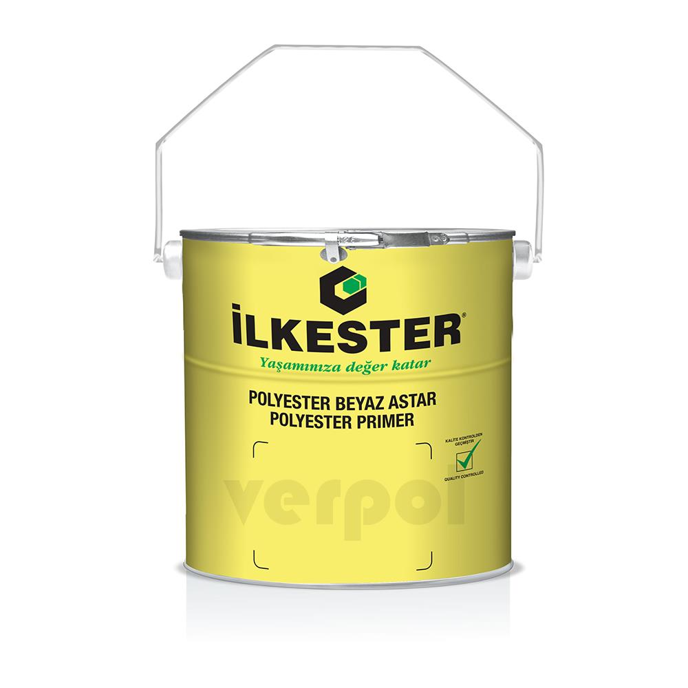 İLKESTER P-2002 Polyester Beyaz Astar 10 KG (MEK - KOBALT DAHİL