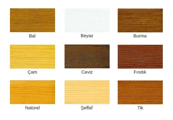 Prime Solvent Bazlı Renkli Ahşap Vernik - 2,5 LT