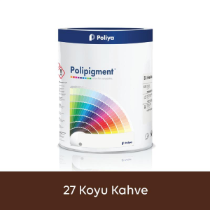 Poliya Polipigment Renk Pastaları 1 Kg 27 Koyu Kahve