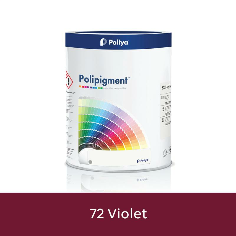 Poliya Polipigment Renk Pastaları 1 Kg 72 Vıolet