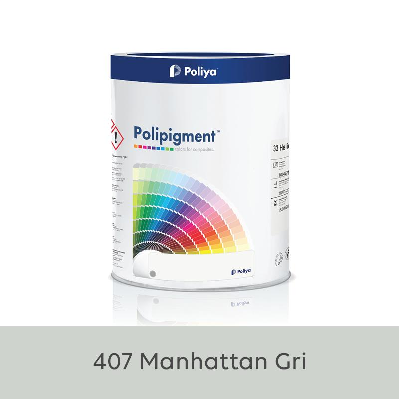 Poliya Polipigment Renk Pastaları 1 Kg Manhattan Gri