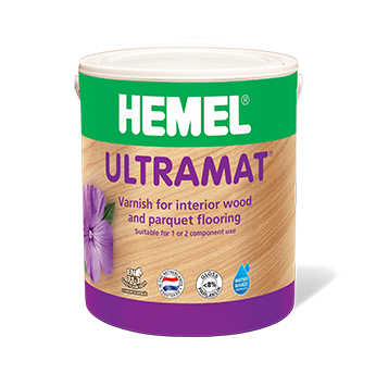 HEMEL Ultramat Tek Komponentli Su Bazlı Parke Cilası - 2,5 LT