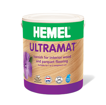 HEMEL Ultramat Tek Komponentli Su Bazlı Parke Cilası - 2,5 LT