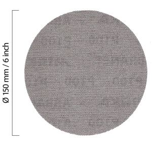 MIRKA Abranet 150 mm Cırtlı Disk Zımpara P320 50'li Paket
