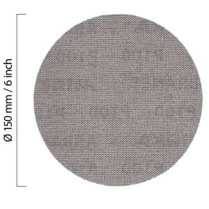 MIRKA Abranet 150 mm Cırtlı Disk Zımpara P180 50'li Paket