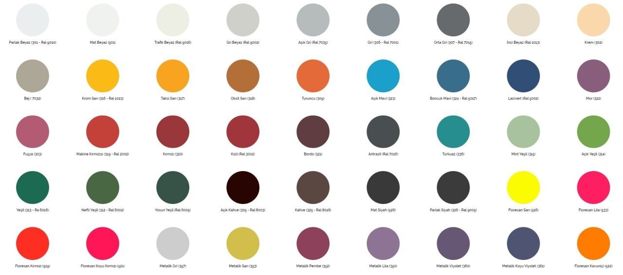 AKÇALI Sprey Boya - Opak Renkler