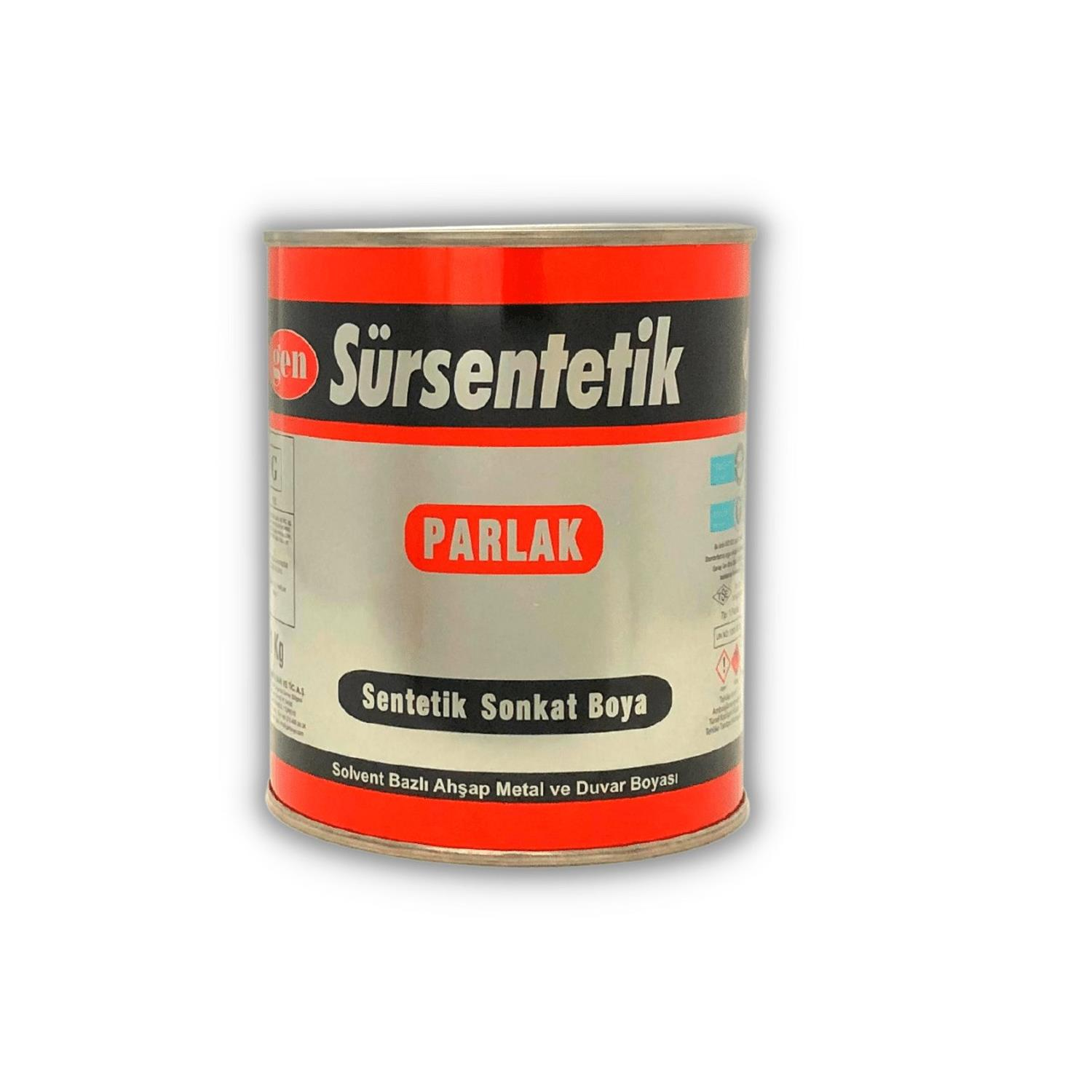 GEN Sür Sentetik Parlak Yağlı Boya - 1 KG