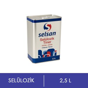 SELSAN Selülozik Tiner 2.5 Lt