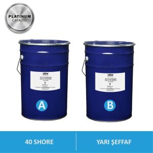 RTV-2 Platinum Kalıp Silikonu (40 Shore) 50 Kg