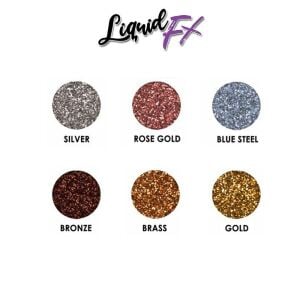 Cosclay Liquid FX – Metalik Sim Efektli Set (6 Renk)