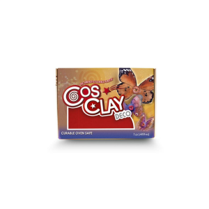 Cosclay DECO Kırmızı Polimer Kil – Esnek ve Dayanıklı