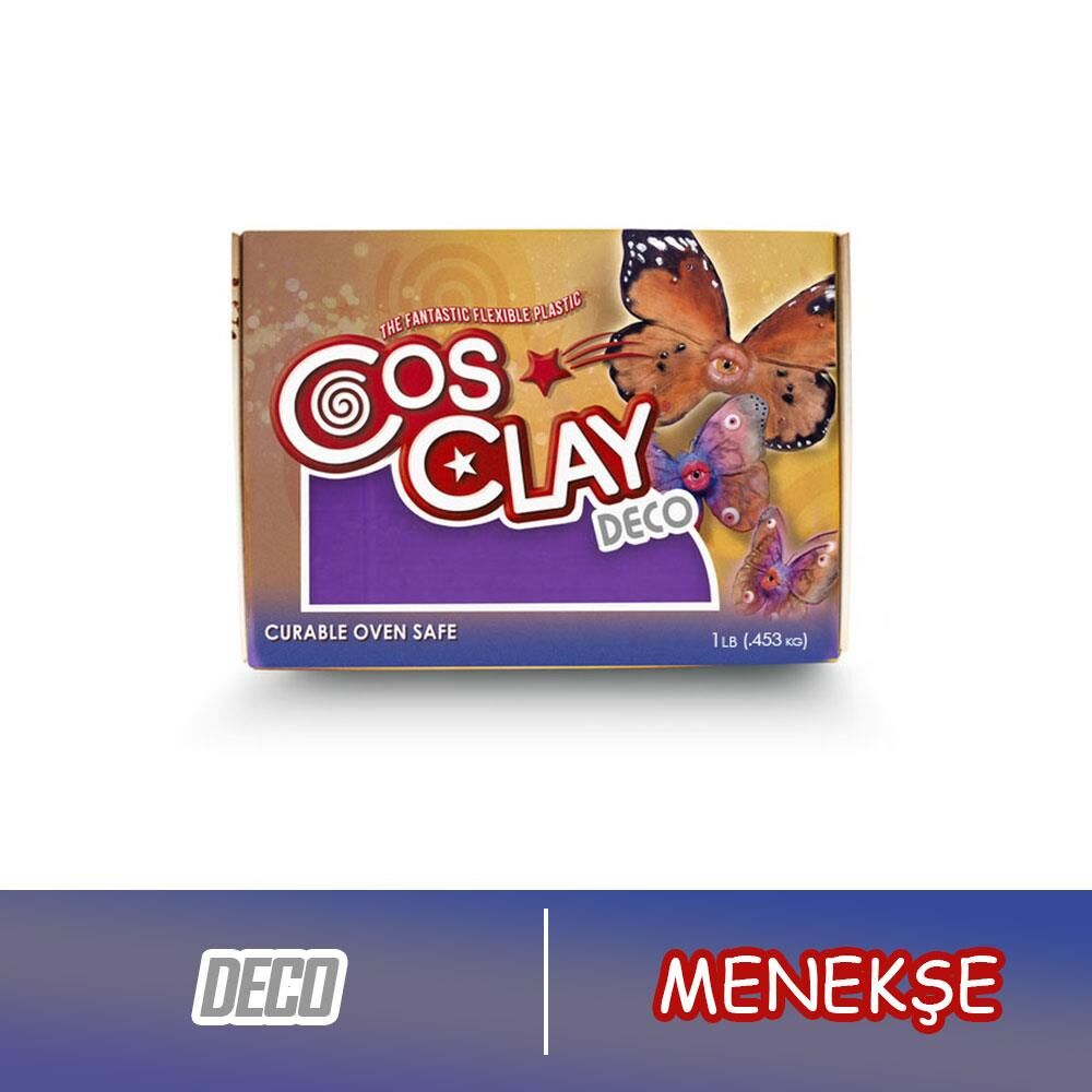 Cosclay DECO Menekşe Polimer Kil – Esnek ve Dayanıklı