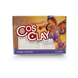 Cosclay DECO Beyaz Polimer Kil – Esnek ve Dayanıklı