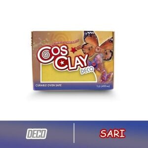 Cosclay DECO Sarı Polimer Kil – Esnek ve Dayanıklı