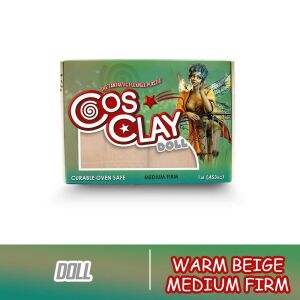 Cosclay DOLL Warm Beige Medium-Firm (Polimer Kil)
