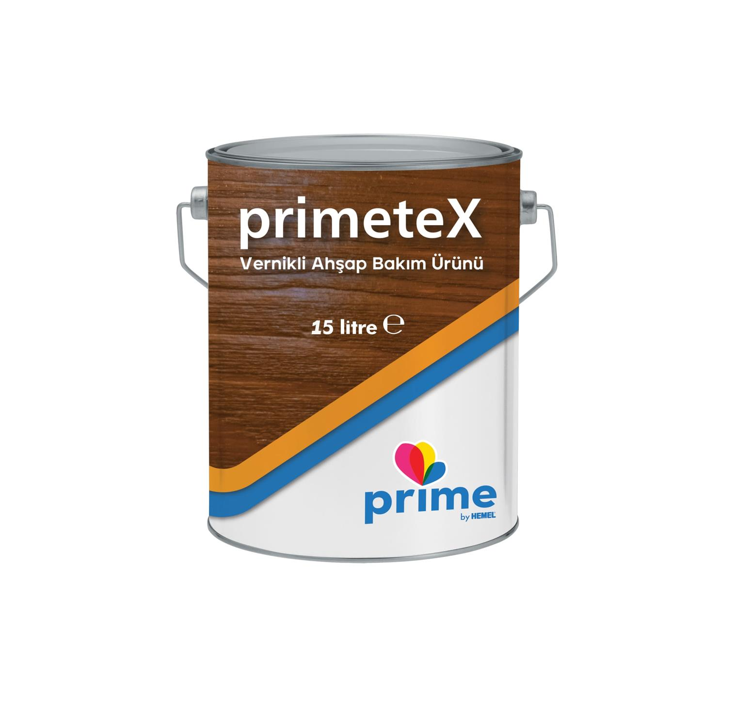 Primetex Solvent Bazlı Yarı Şeffaf Vernikli Ahşap Koruyucu 15 LT