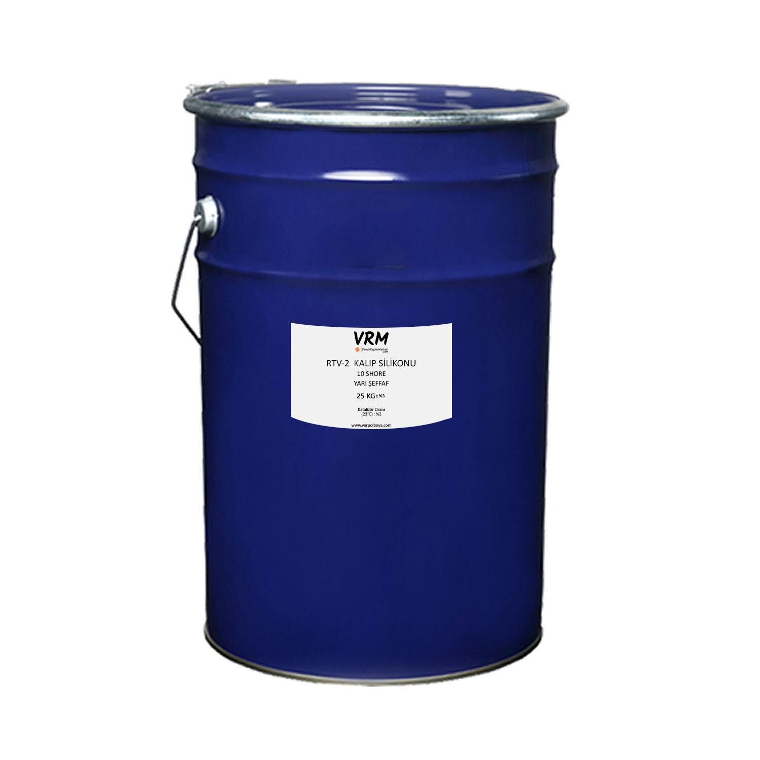 RTV-2 Yarı Şeffaf Kalıp Silikonu (10 Shore) 25 KG