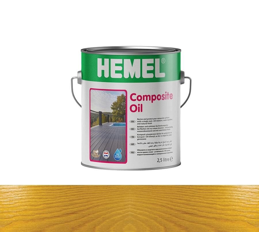 HEMEL® Composite Oil – Kompozit Yüzey Koruyucu Yağ 2,5 LT
